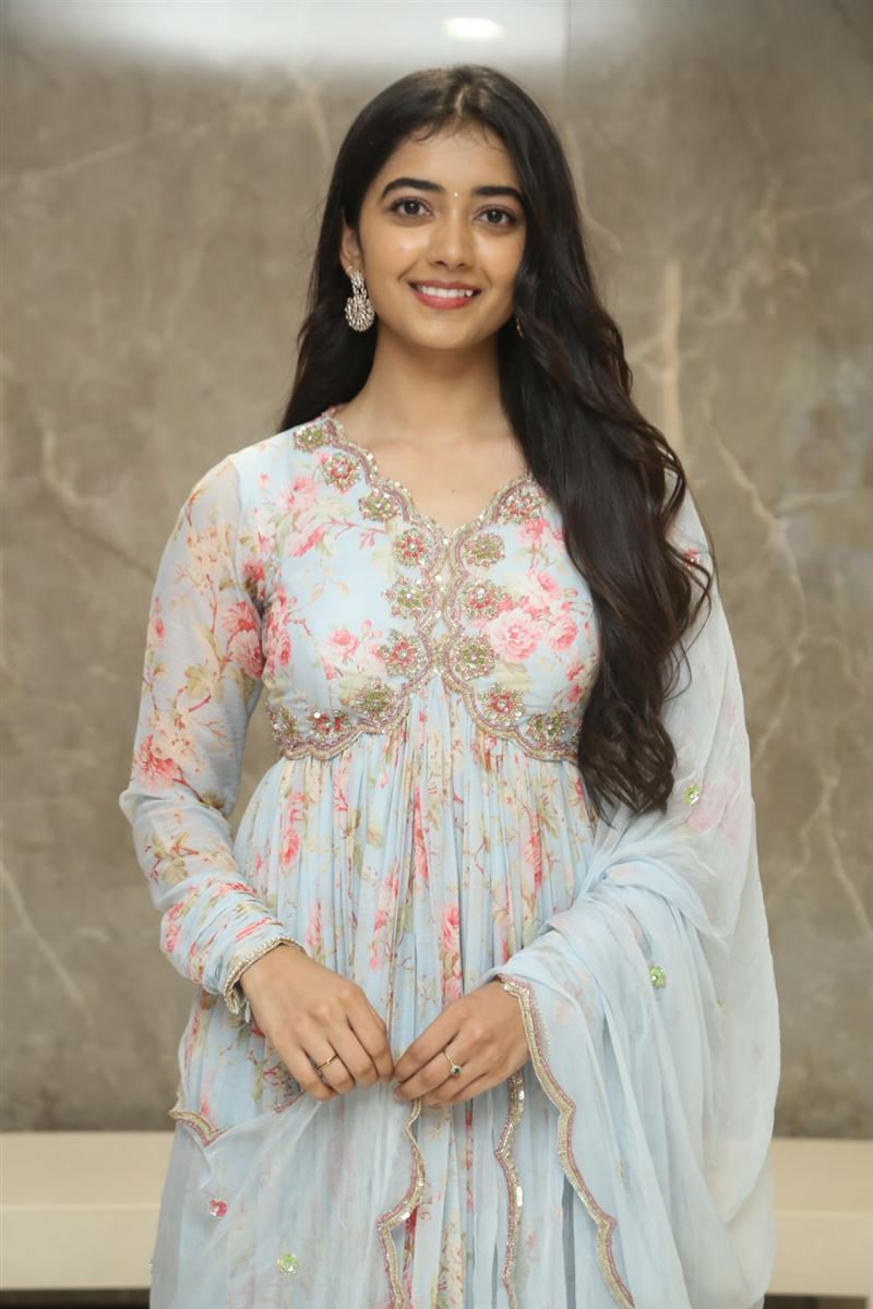 Telugu Actress Preethi Pagadala at Pathangi Movie Teaser Launch